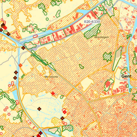 Het zoneringsplan van De Vlaamse overheid