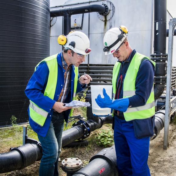 bedrijven kunnen effluent gebruiken als proces- of koelwater