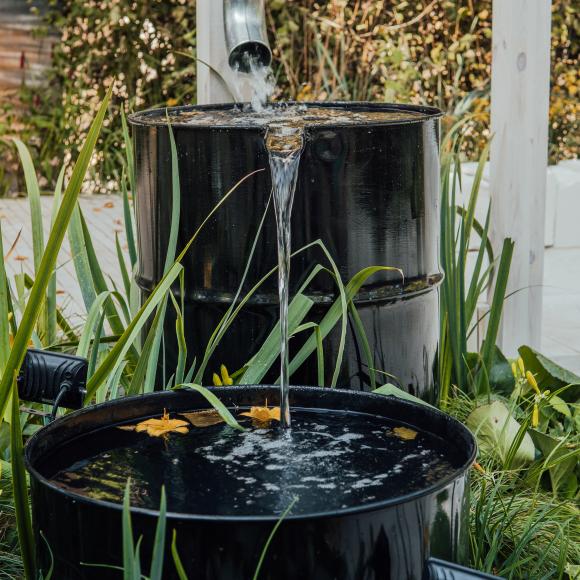 Regenwater hergebruiken in een regenton