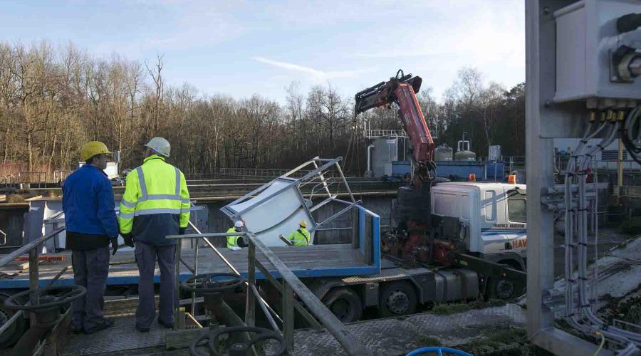 werken met procesvergunnning op een RWZI