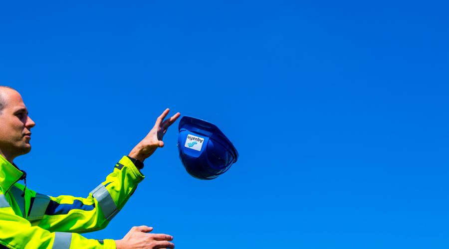 operator aan het werk