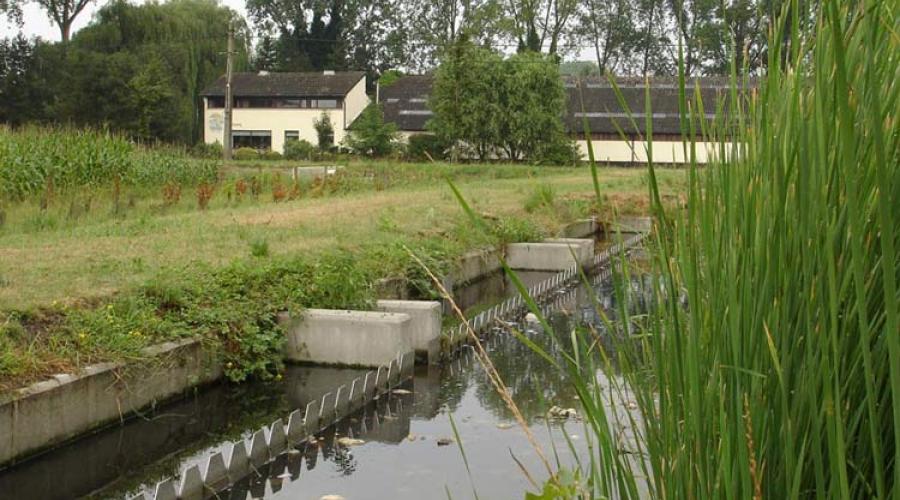 erfdienstbaarheid en werken van Aquafin