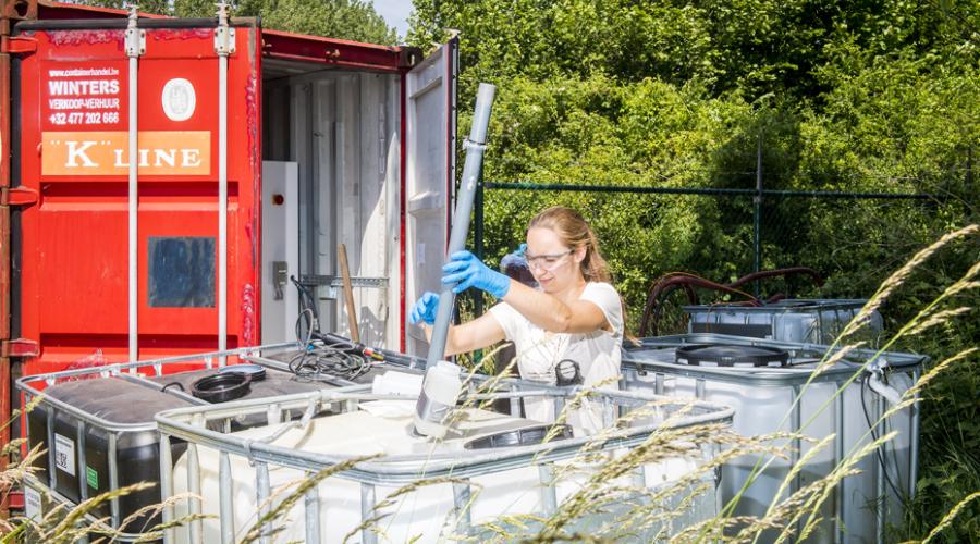 proefprojecten met gezuiverd water van Aquafin
