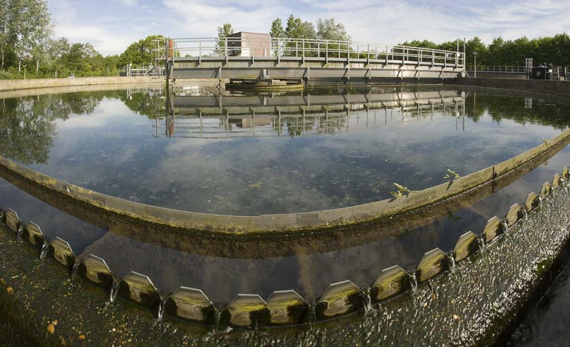 Waterzuiveringsinstallatie van Aquafin